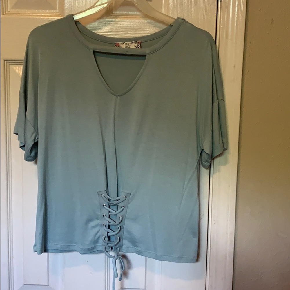 Sage blouse